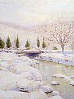 The Bridge, Winter by Walter Launt Palmer